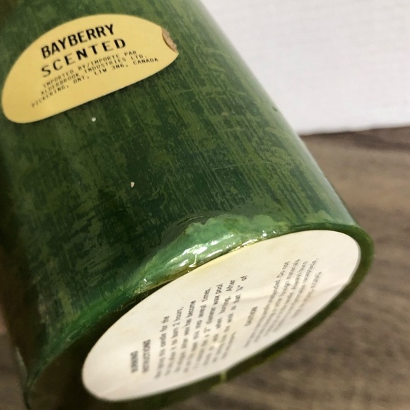Vtg Alderbrook Bayberry Scented Pillar Candle - Picture 6 of 15